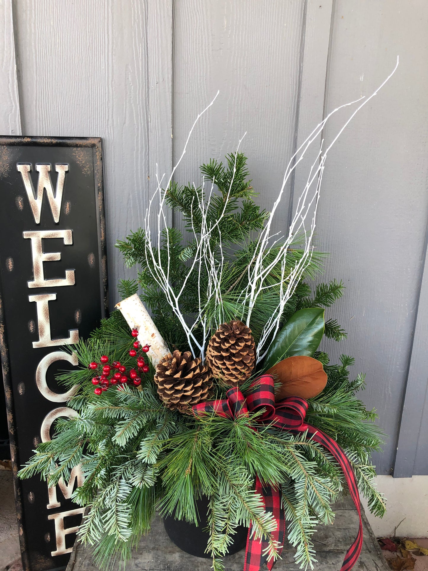 "Wonderland" Winter Planter