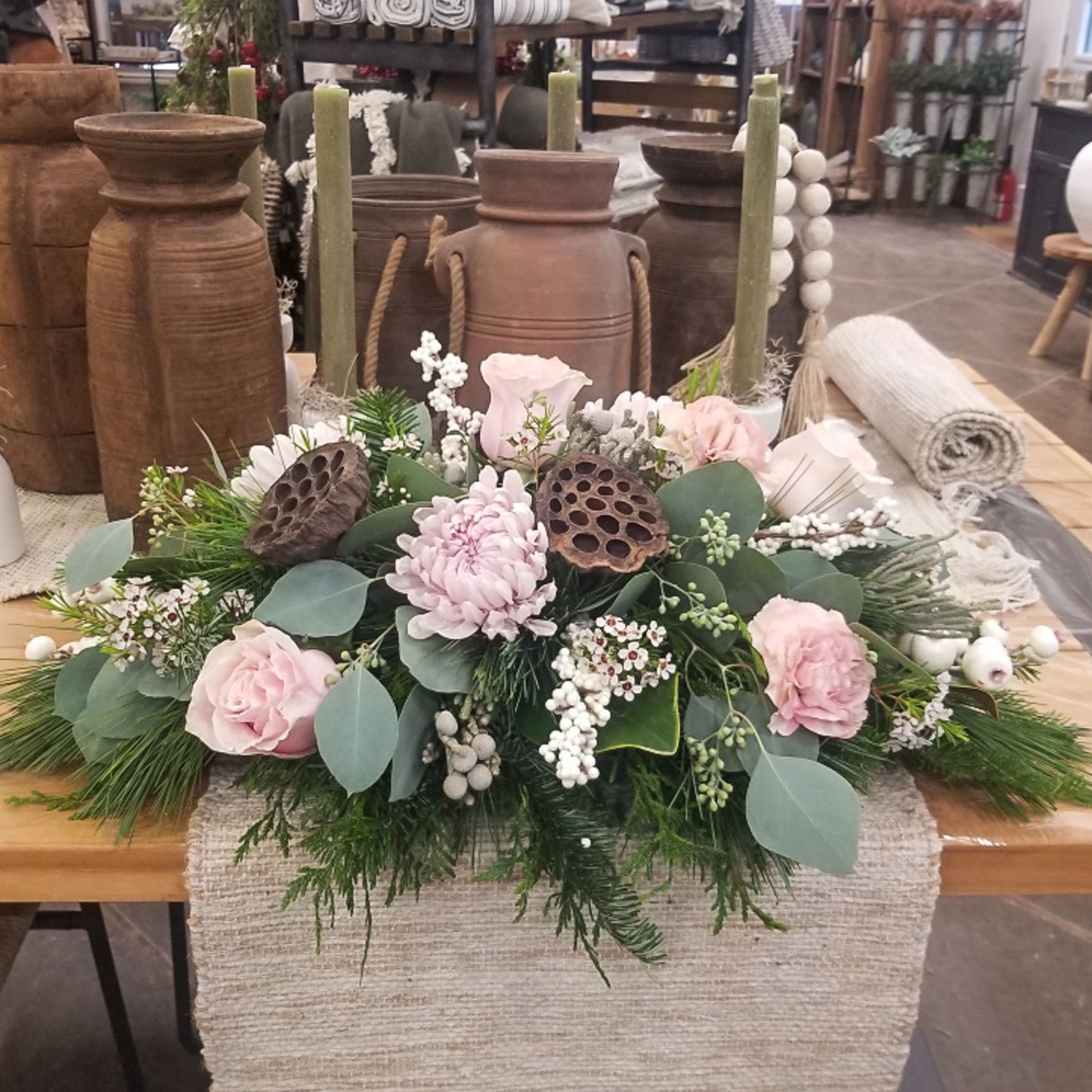 "Soft Wishes" Centrepiece