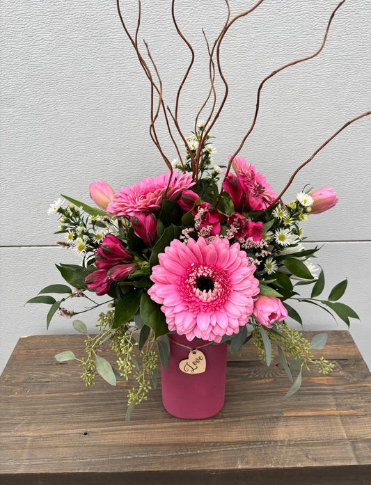 'Pink Passion' Floral Arrangement