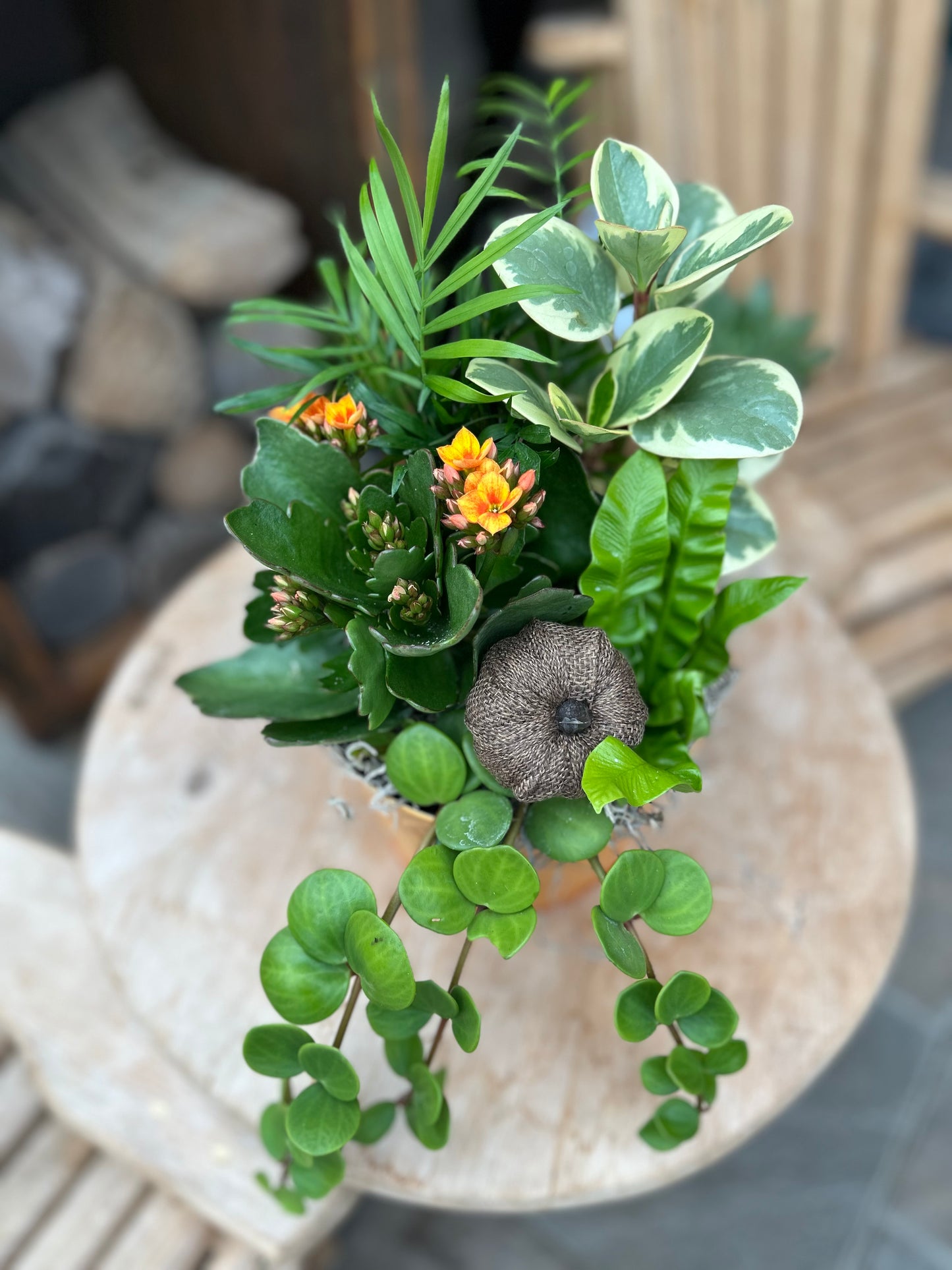 "Earth and Ember" Planter