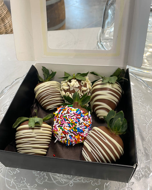 Chocolate Covered Strawberries (6-Pack)