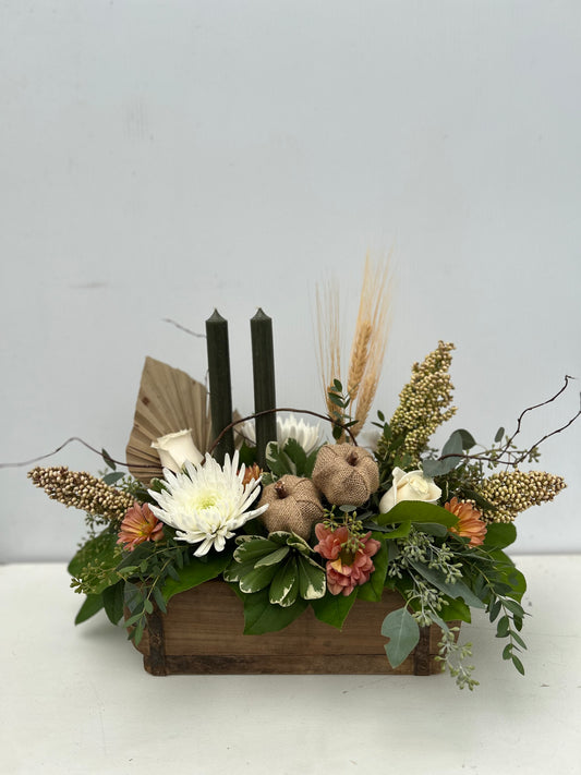 "Candelit Harvest" Arrangement