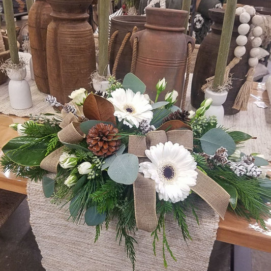 "Evergreen Glow" Centrepiece